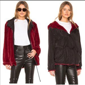 Sanctuary Size S reversible faux fur jacket